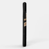 Schattige rendier Cartoon Kerstplezier Zwart Wit Case-Mate iPhone Case (Achterkant/rechts)