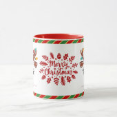 Schattige rendier kerst Kinder warme chocolademelk Mok (Midden)