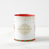 Schattige rendier kerst Kinder warme chocolademelk Mok (Midden)