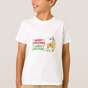 Schattige rendier kerst shirt