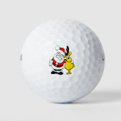 Schattige rendier kerstgolf cadeau ontwerp golfballen (Voorkant)