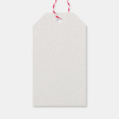 Schattige rendier Kerstmis Cadeaulabel (Achterkant)