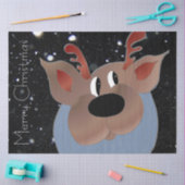 Schattige rendier kerstwens tissuepapier (Craft)