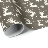 Schattige rendieren cadeaupapier (Rol Hoek)