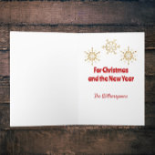 Schattige rendieren in blauw geruite maan kerstvre feestdagen kaart