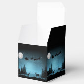 Schattige rendieren 's nachts bedankdoosjes (Geopend)