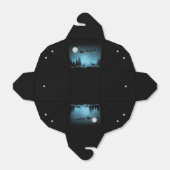 Schattige rendieren 's nachts bedankdoosjes (Uitgevouwen)