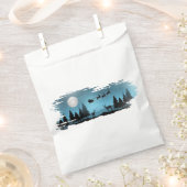 Schattige rendieren 's nachts bedankzakje (Geknipt)