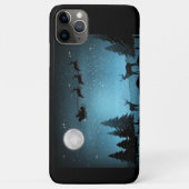 Schattige rendieren 's nachts Case-Mate iPhone case (Achterkant)