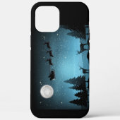 Schattige rendieren 's nachts Case-Mate iPhone case (Achterkant)