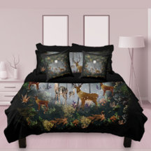 Schattige rendieren 's nachts