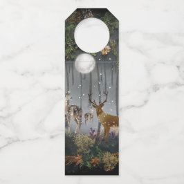 Schattige rendieren 's nachts flessenhanger