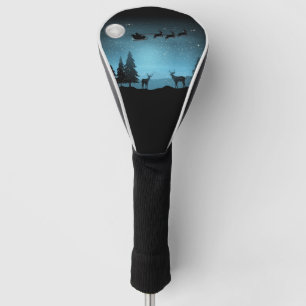 Schattige rendieren 's nachts golfheadcover