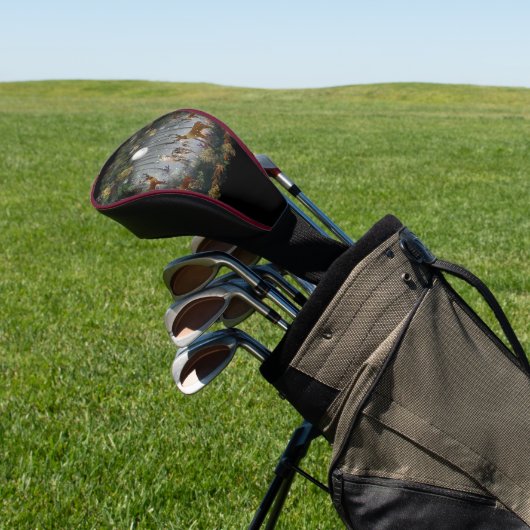 Schattige rendieren 's nachts golfheadcover (Insitu)