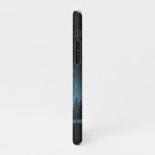 Schattige rendieren 's nachts iPhone hoesje (Linkerkant)