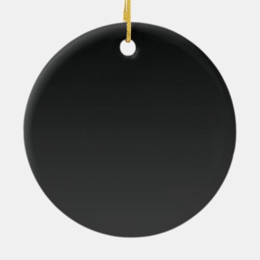 Schattige rendieren 's nachts keramisch ornament (Achterkant)