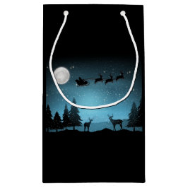Schattige rendieren 's nachts klein cadeauzakje