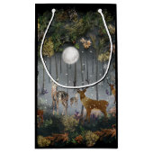 Schattige rendieren 's nachts klein cadeauzakje (Achterkant)