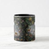 Schattige rendieren 's nachts mok (Midden)