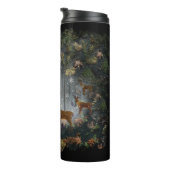 Schattige rendieren 's nachts thermosbeker (Geroteerd rechts)