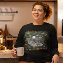 Schattige rendieren 's nachts