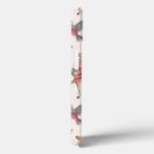 Schattige rendieren, vogels, bloemen Case-Mate iPhone case (Achterkant / Rechts)