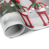 Schattige rendierpapier cadeaupapier (Rol Hoek)