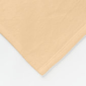 Schattige Rennende Vos op Crème Fleece Deken (Hoek)
