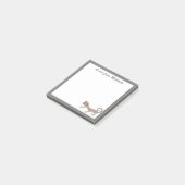Schattige reptielgekko post-it® notes (Schuin)