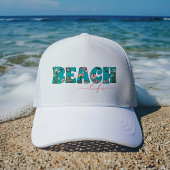 Schattige Retro Beach Life Trucker Pet