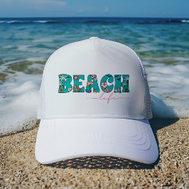 Schattige Retro Beach Life Trucker Pet