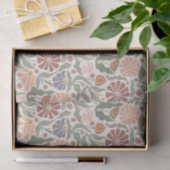 Schattige  Retro Bloemen Tissue Papier (Geschenk)