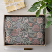 Schattige Retro Bloemen Tissue Papier (Geschenk)