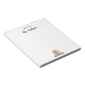 Schattige retro bloemenboek terug naar school notitieblok (Schuin)