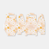 Schattige Retro Boho Groovy Daisy Verjaardagsfeest Bedankdoosjes (Uitgevouwen)