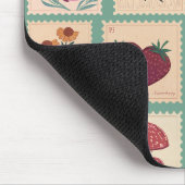 Schattige retro botanische insecten en  muismat (Hoek)