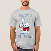 Schattige Retro Bunny - Smash Fascisme T-shirt (Voorkant)