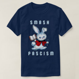 Schattige Retro Bunny - Smash Fascisme T-shirt
