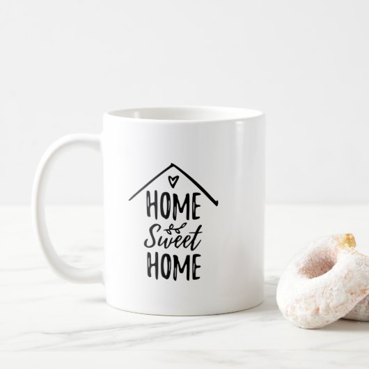 Schattige Retro Elegante Makelaar Koffiemok (Met donut)