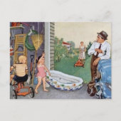 schattige retro elke dag briefkaart (Voorkant)