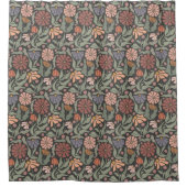 Schattige  Retro Flowers Douchegordijn (Voorkant)