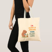 Schattige Retro Funny Tote Tas | botanische vibrat (Voorkant (product))
