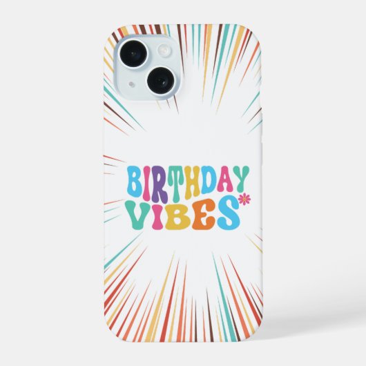 Schattige Retro Grappige Hoes voor Telefoon | verj iPhone 15 Case (Achterkant)