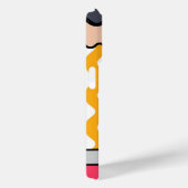 Schattige Retro Groovy Pencil Stijlpatroon Case-Mate iPhone Case (Achterkant / Rechts)