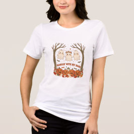 Schattige Retro Halloween Geesten "Met Mijn Boosdo Tri-Blend Shirt