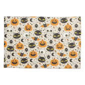 Schattige Retro Halloween patroon Kussensloop (Achterkant)