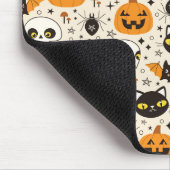 Schattige Retro Halloween patroon Muismat (Hoek)
