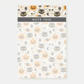Schattige Retro Halloween patroon Post-it® Notes (Voorkant)
