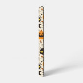 Schattige Retro Halloween patroon Samsung Galaxy Hoesje (Linkerkant)