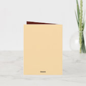 schattige retro herten van de Valentijn wekken ge Feestdagen Kaart (Achterkant)